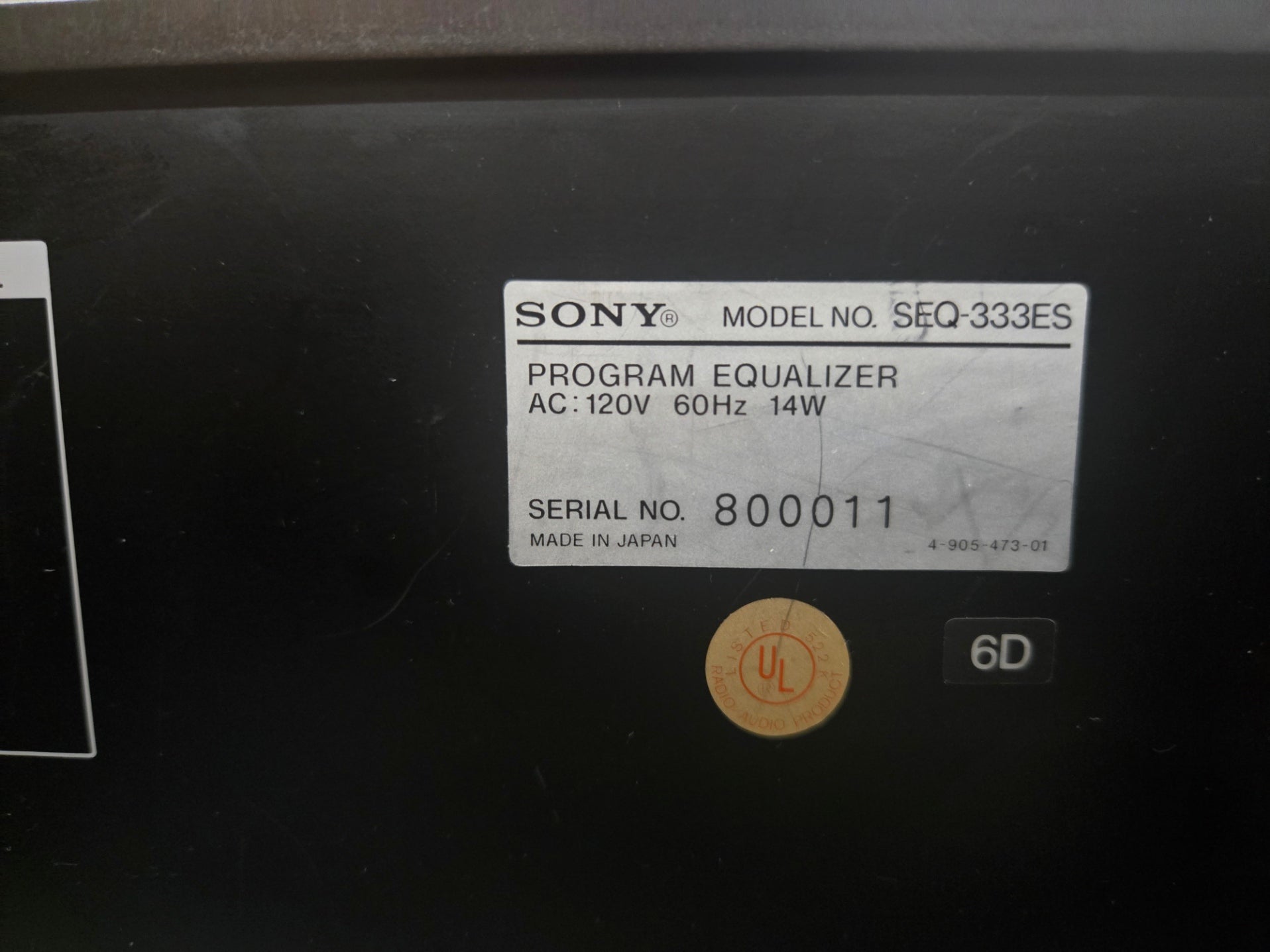 Sony SEQ-333ES