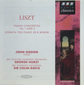 LISZT Piano Concertos No.1 AND 2 - Sonata For Piano In B Minor