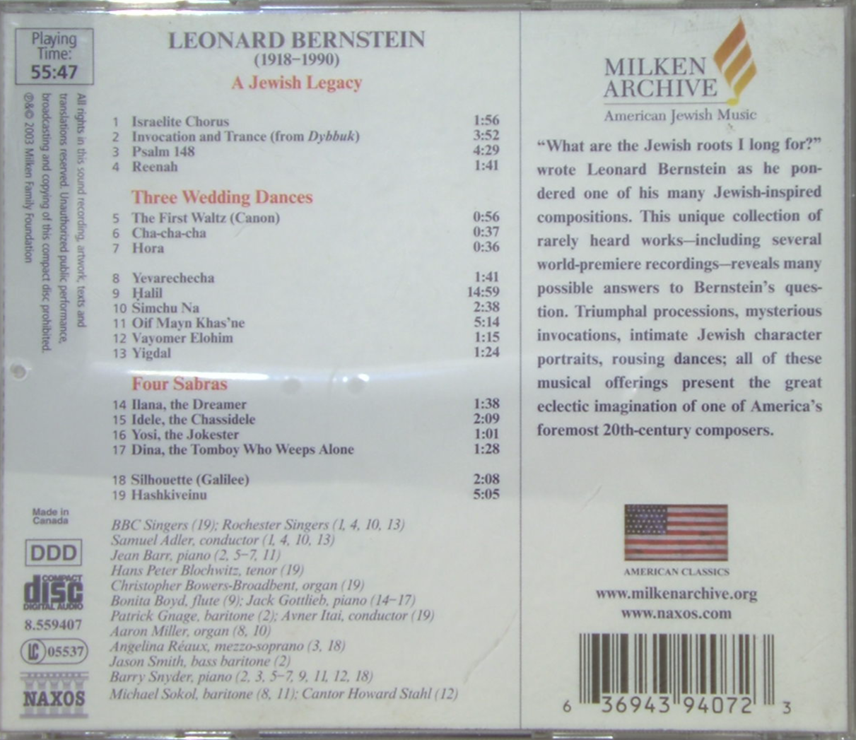 AMERICAN CLASSICS LEONARD BERNSTEIN