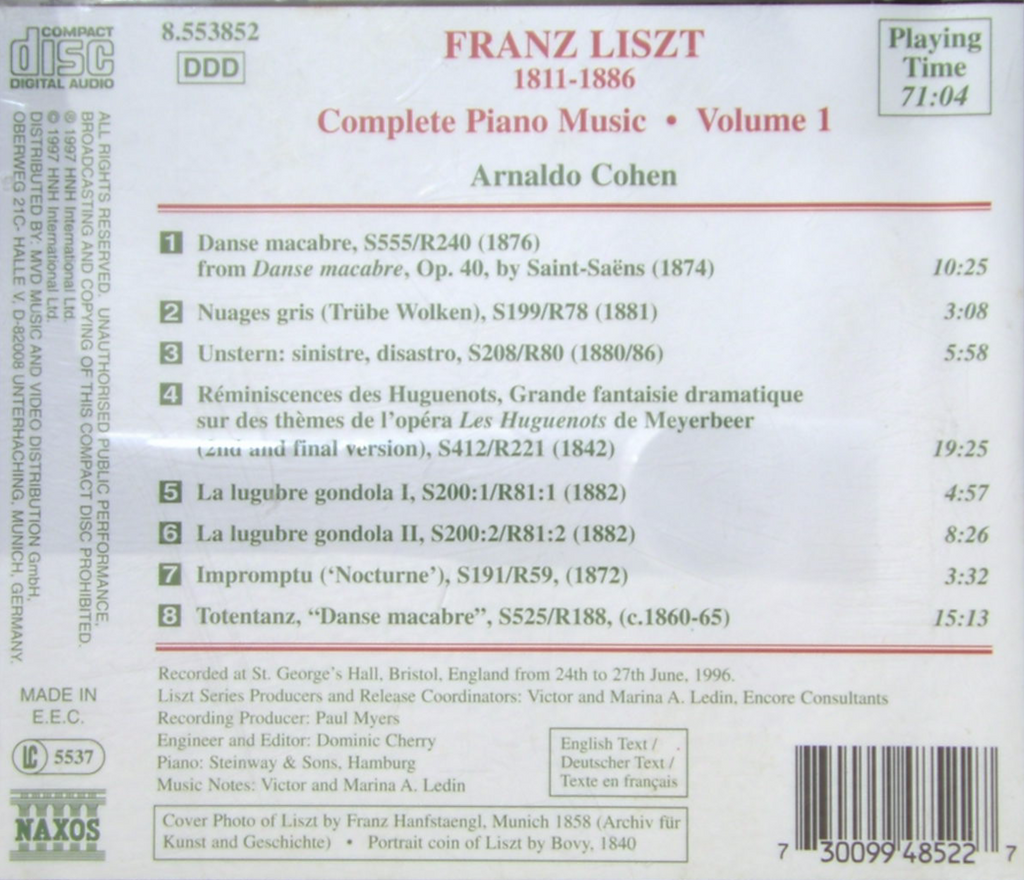 FRANZ LISZT DDD