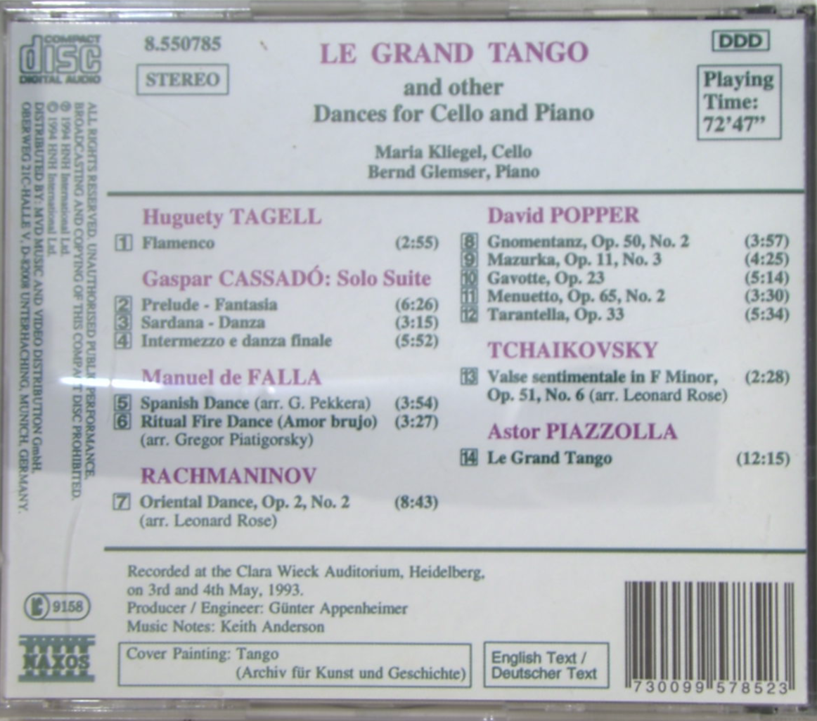 LE GRAND TANGO 8.550785
